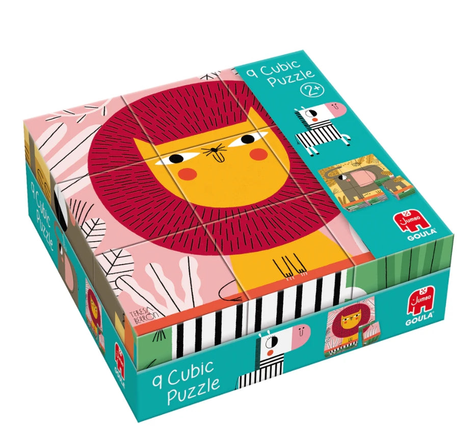 Rompecabeza Animales - 9 Cubic