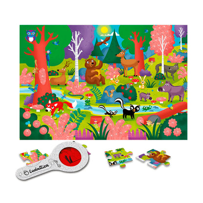 Secret Puzzle Rompecabezas con Imagenes Secretas - El Bosque