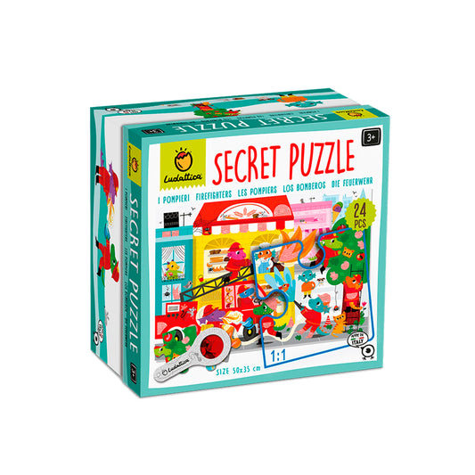 Secret Puzzle Rompecabezas con Imagenes Secretas - Los Bomberos