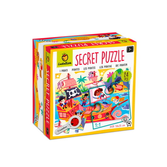 Secret Puzzle Rompecabezas con Imagenes Secretas - Piratas