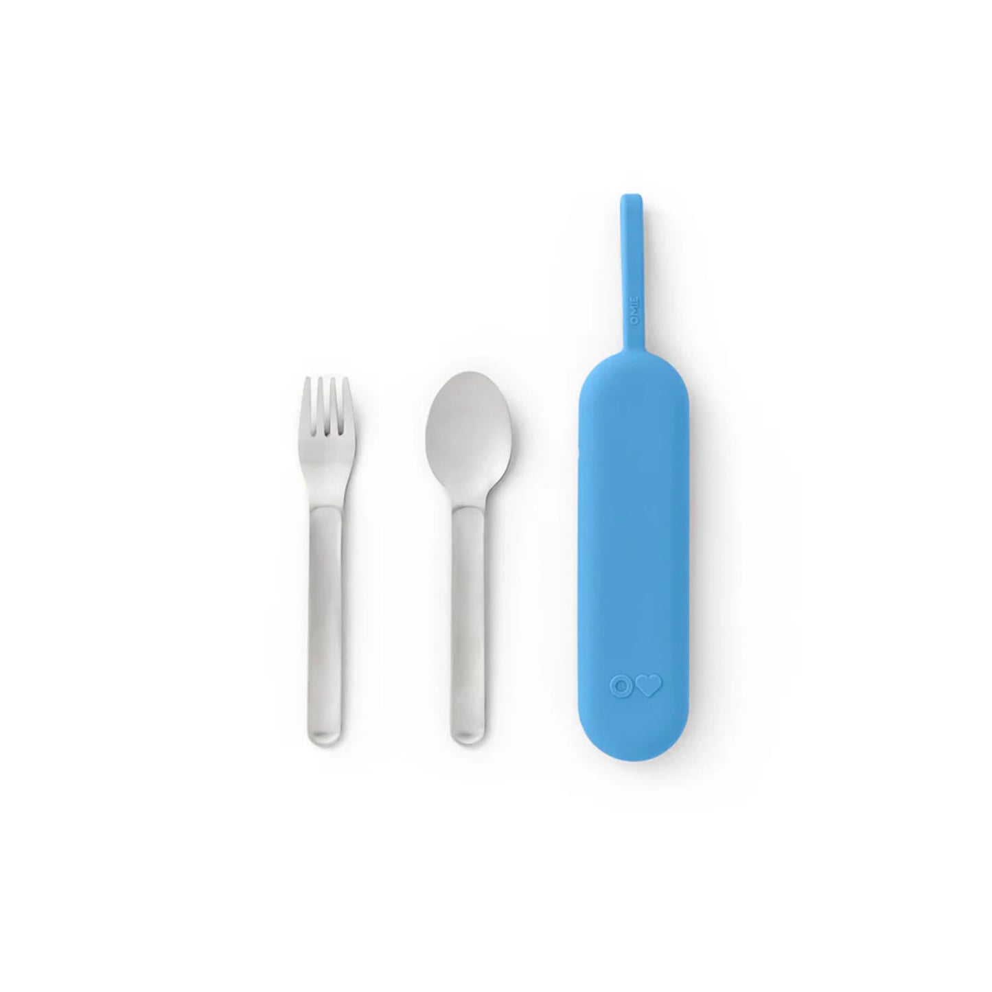 Set de Cubiertos Acero Inoxidable Omie UP Pod & Utensil - Azul