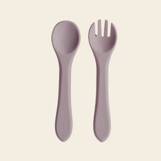 Set de Cubiertos de Silicona - Blush