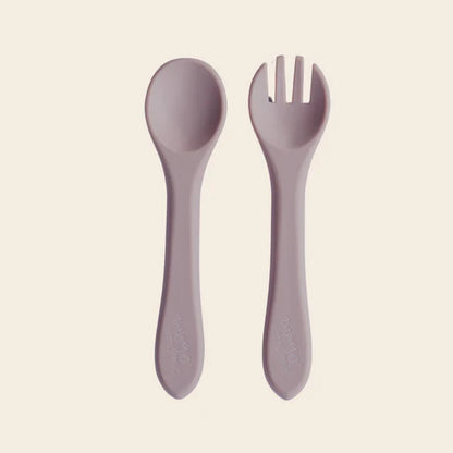 Set de Cubiertos de Silicona - Blush
