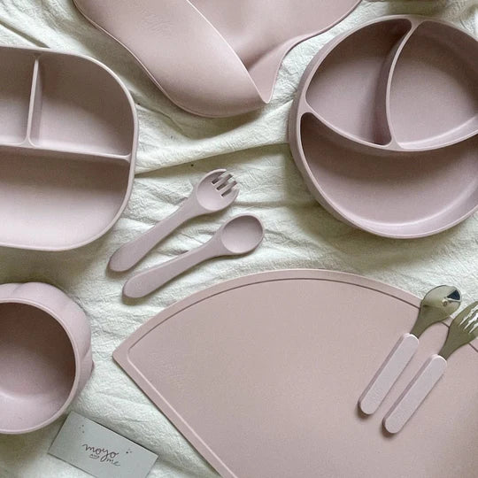 Set de Cubiertos de Silicona - Blush