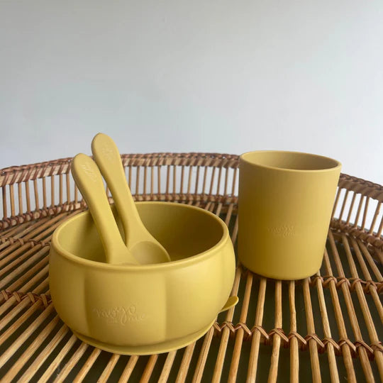 Set de Cubiertos de Silicona - Mustard
