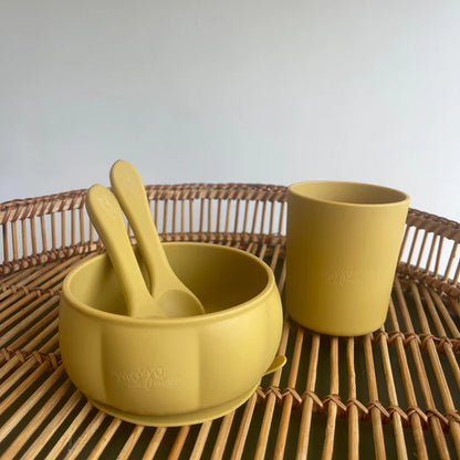 Set de Cubiertos de Silicona - Mustard