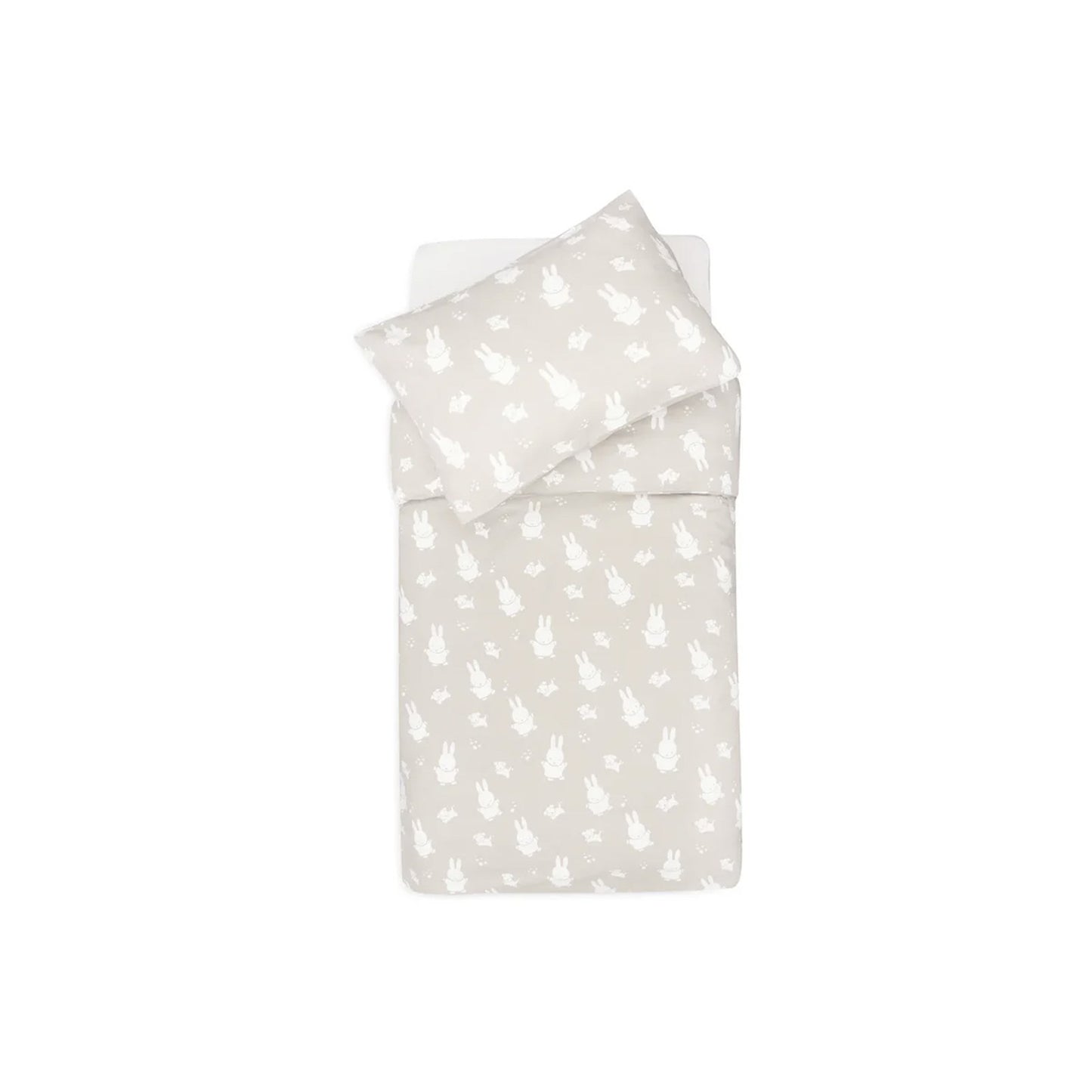 Set de Funda Nordica para Cuna 100x140cm - Miffy & Snuffy Nougat Jollein