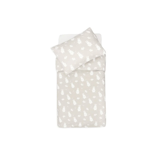 Set de Funda Nordica para Cuna 100x140cm - Miffy & Snuffy Nougat Jollein