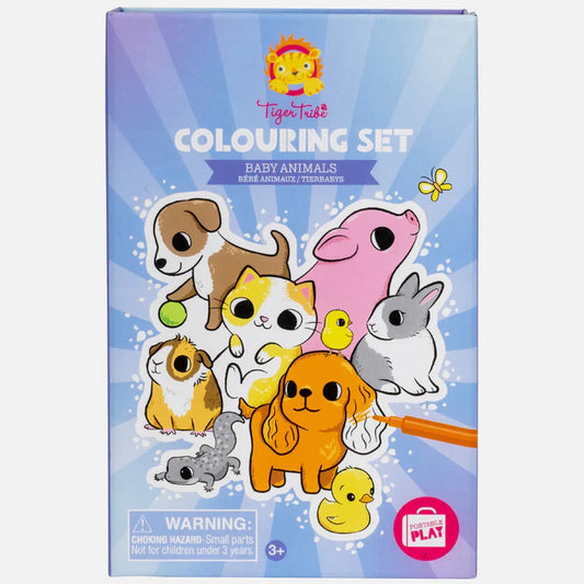 Set para Colorear Colouring Set - Baby Animals