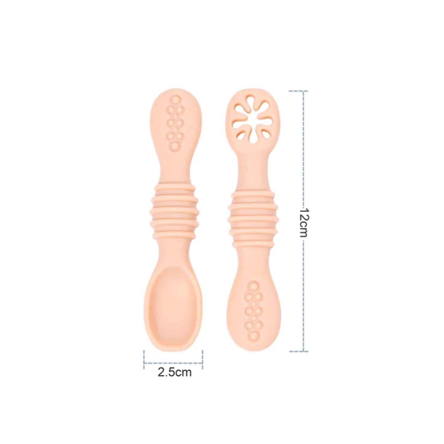 Setx2 Pre Cucharas - Baby Peach