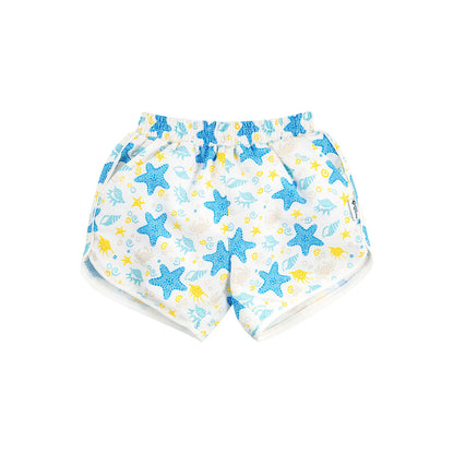 Swimsuit Short -White Seashells