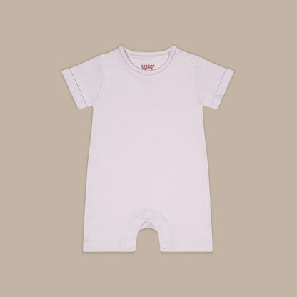 Zip Up y Down Onesie Short Lilac