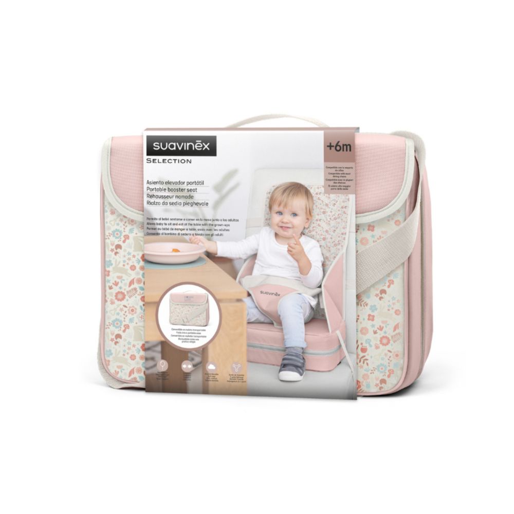 Silla de Comer Portátil Wonderland Rosada