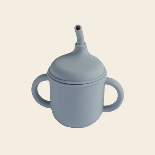 Sippy Cup con Cañita - Light Grey
