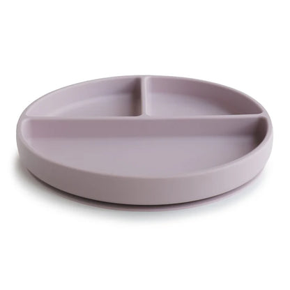 Mushie Plato de Silicona con Divisiones- Soft Lilac