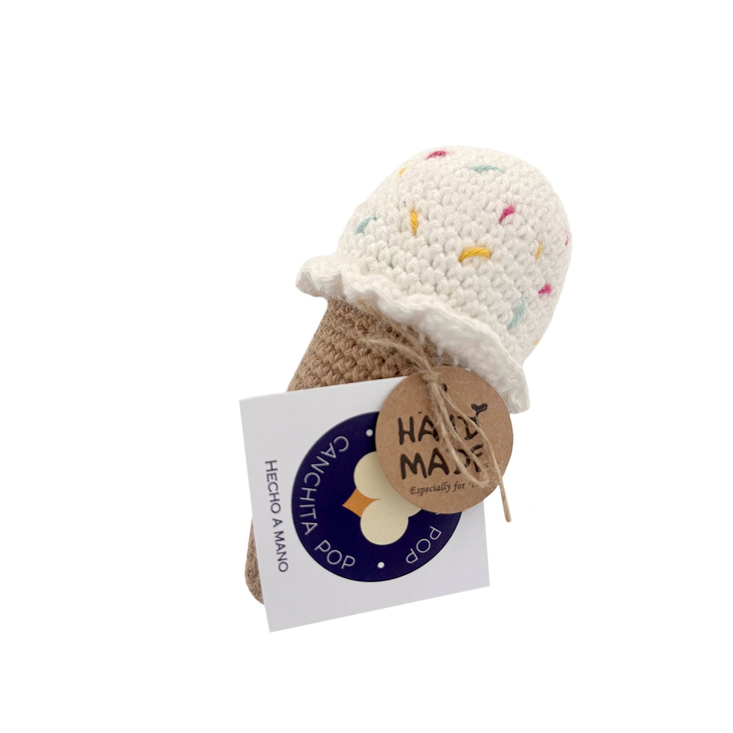 Sonajero Helado Sabor Vainilla Arcoiris