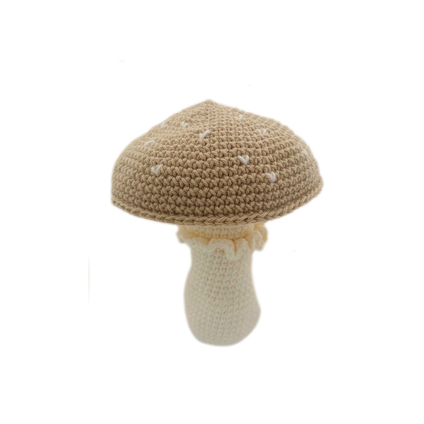 Sonajero Honguito Beige