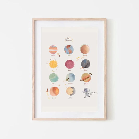 Mushie Poster Medium Space