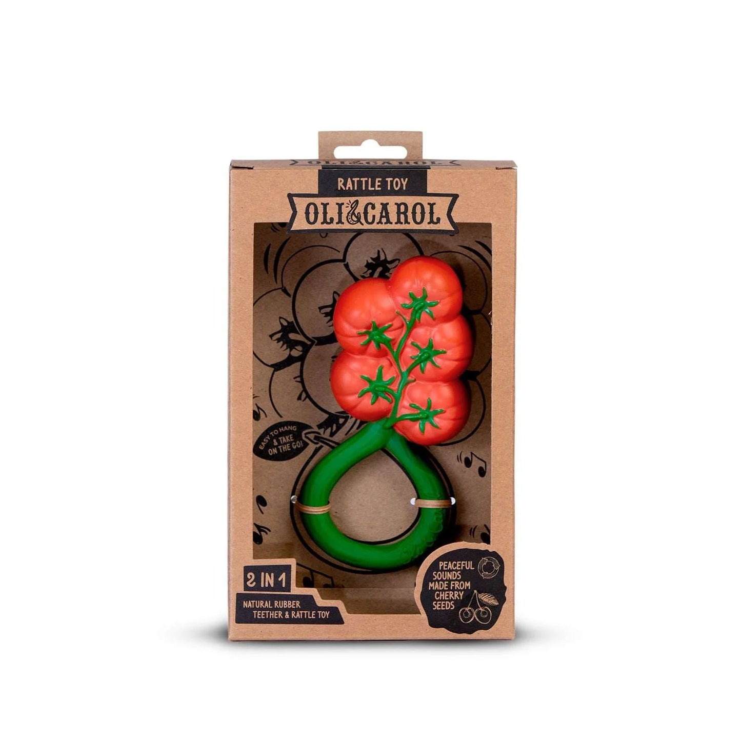 Mordedor Juguete - Tomato Rattle Toy