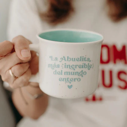 Taza la Abuelita más Increíble Turquesa