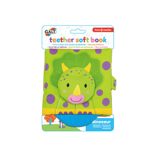Teether Soft Book - Dinosaurs
