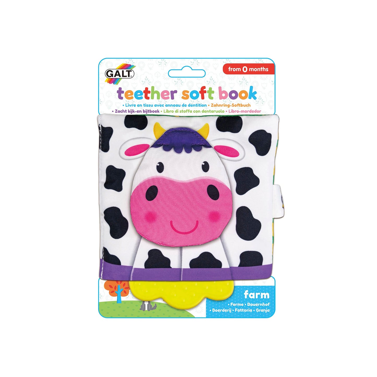 Teether Soft Book - Farm