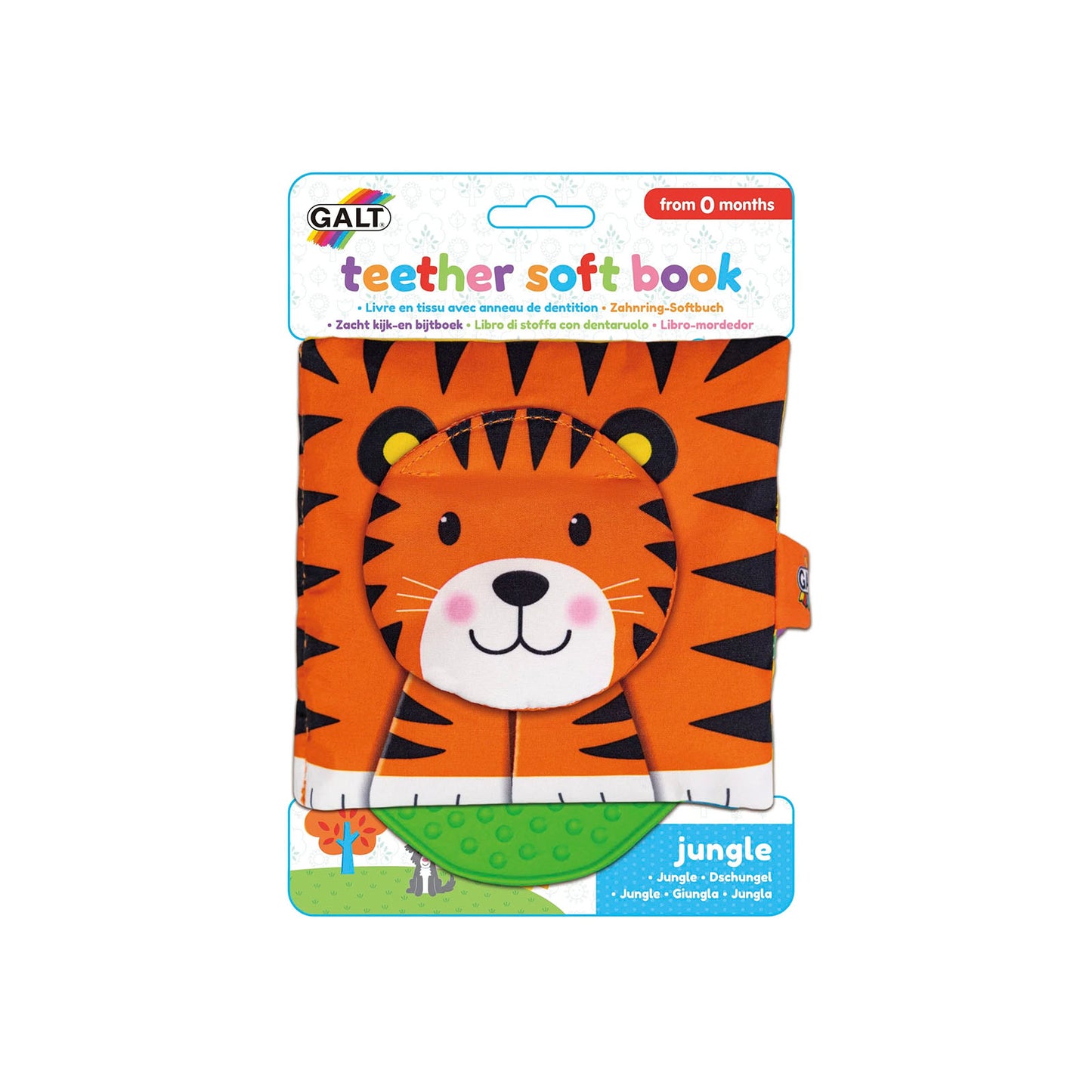 Teether Soft Book - Jungle