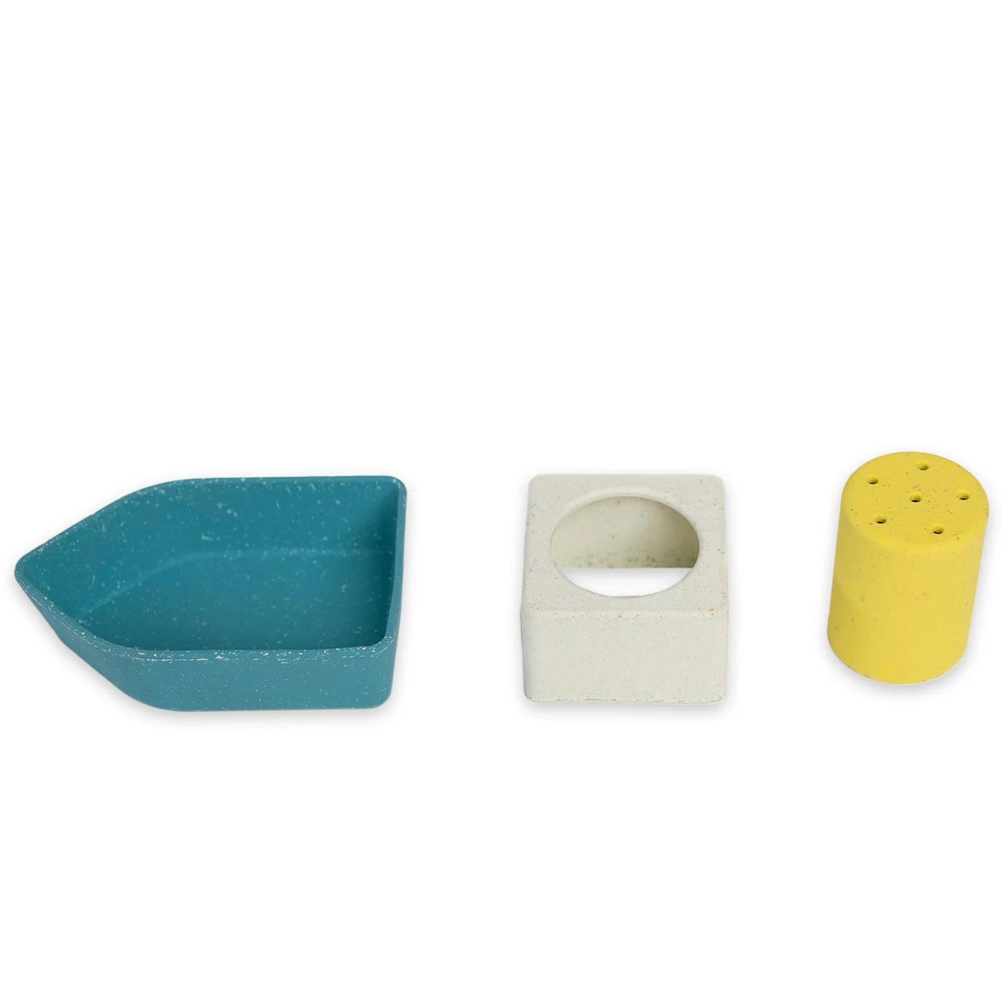 Juguete de Baño - Upcycled Boat Yellow