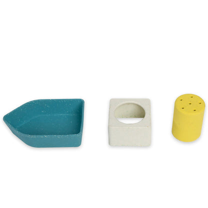 Juguete de Baño - Upcycled Boat Yellow