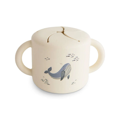 Mushie Snack Cup - Whales
