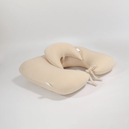 Cojín de Lactancia Almohada Luna Beige Entero
