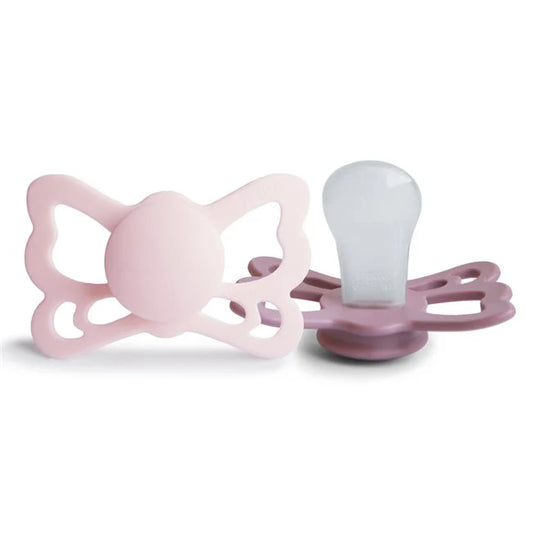 Chupones Packs 2 - Butterfly White Lilac / Twilight Mauve - 6 a 18 Meses