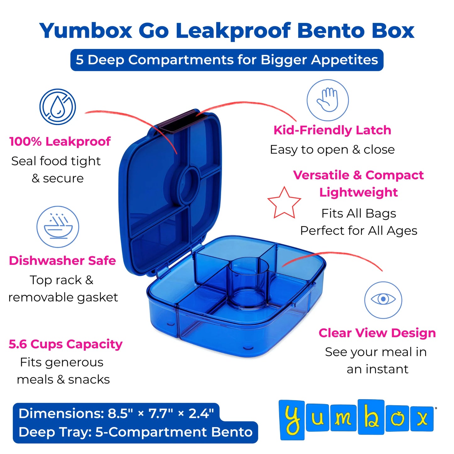 Yumbox Go - Oslo Blue