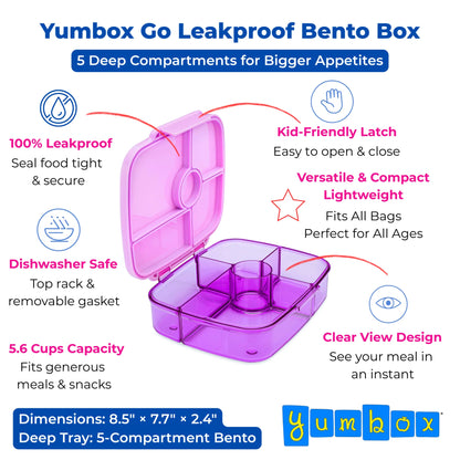 Yumbox Go - Kyoto Purple