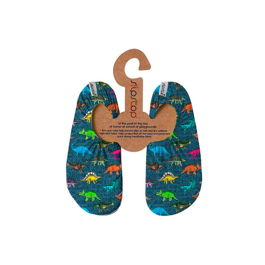 Zapato Slipstop Antideslizante - Texas Dino de Colores