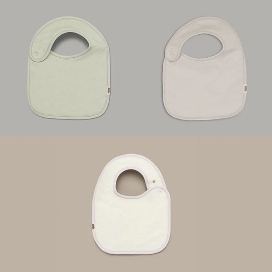 Teething Bib Pack x3 - Greeny Lilac Sand