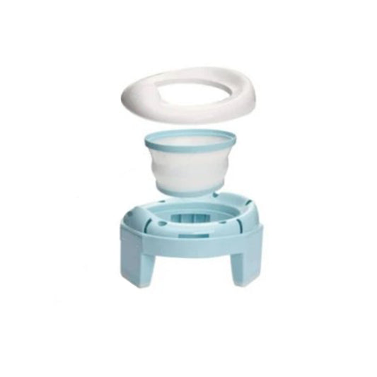 Bacín Plegable Portátil Camila - Celeste