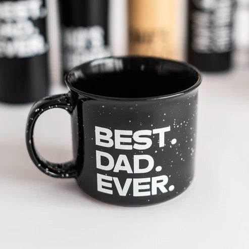 Taza Mug Best Dad Ever Negra