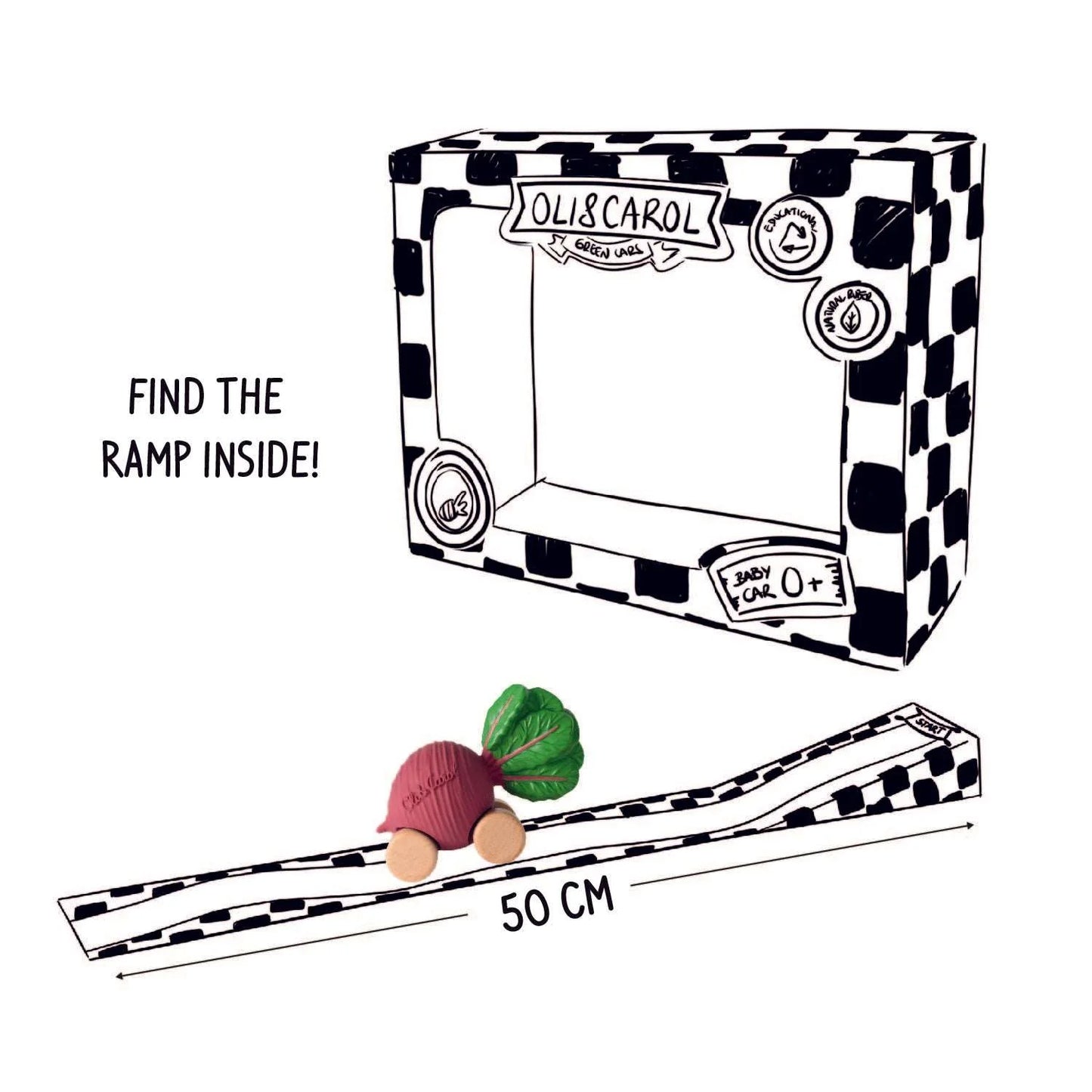 Coche Juguete - Betty The Beetroot Car