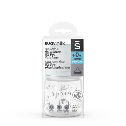 Biberón Anticólico SX Pro Joy Crown Flujo Lento 150 ml - BG