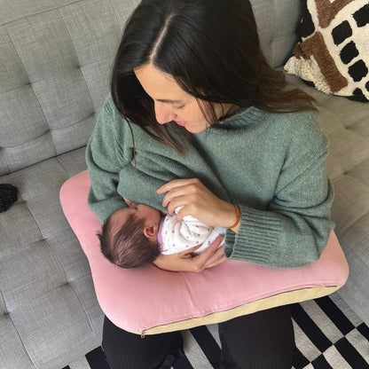 Cojín de Lactancia Almohada Luna Beige Entero