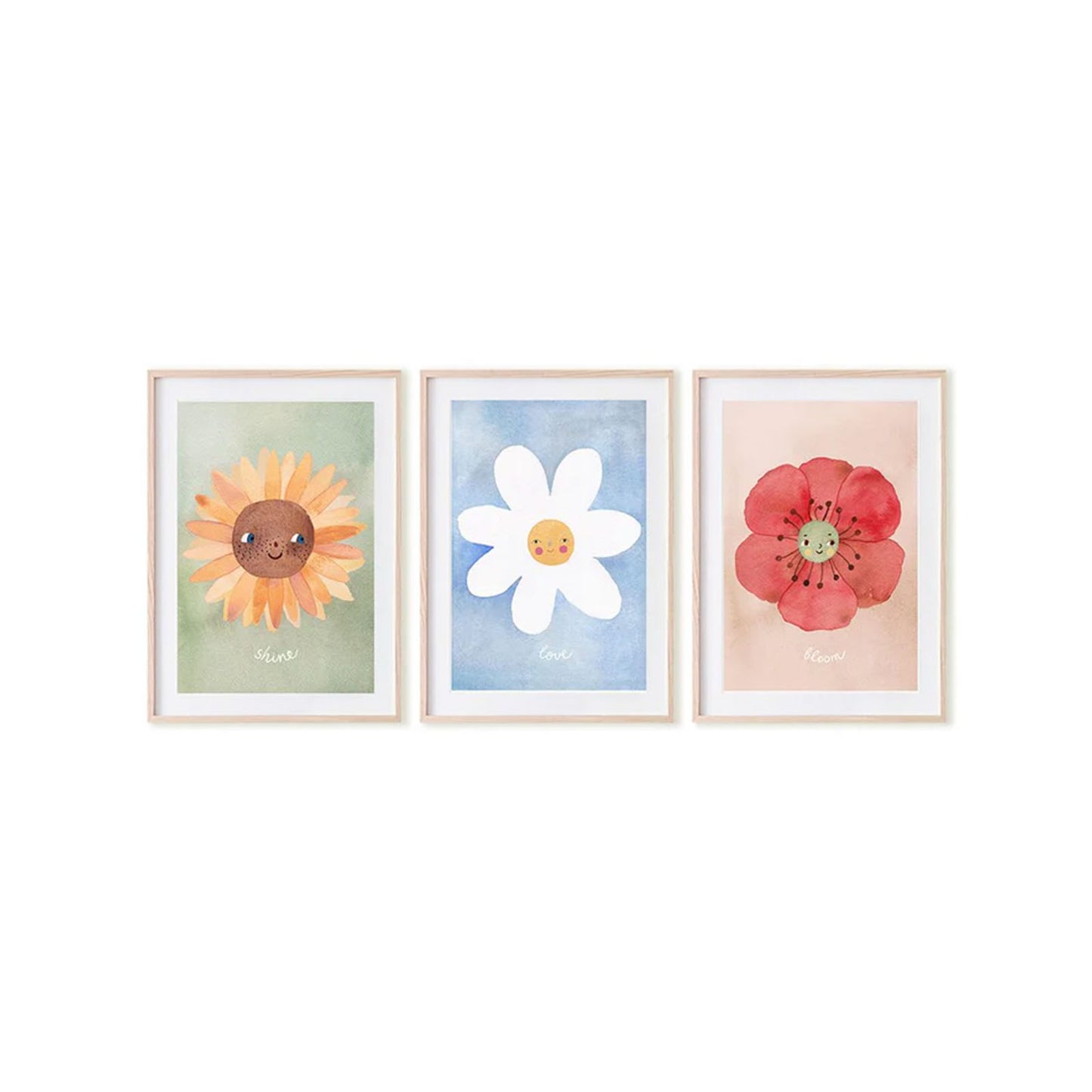 Mushie Posters 3 Pack Floral