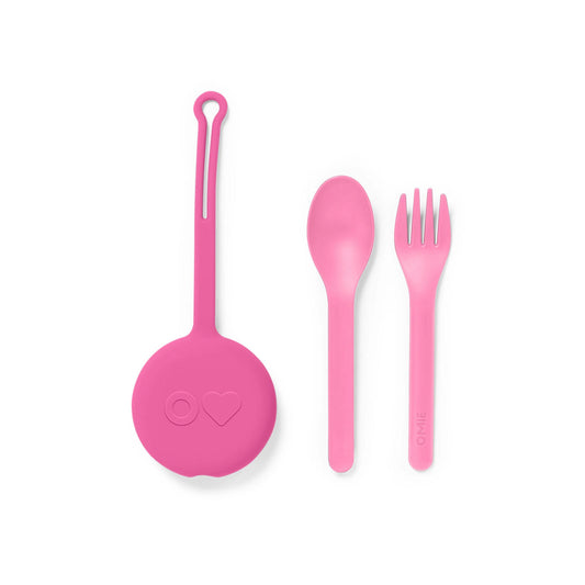 Set de Cubiertos Omie Pod - Blubble Pink