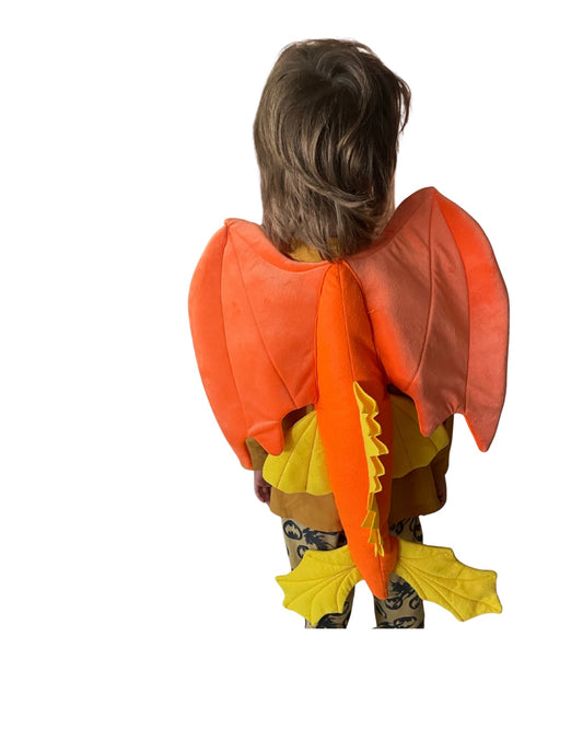 Cola de Dragón Naranja con Amarillo