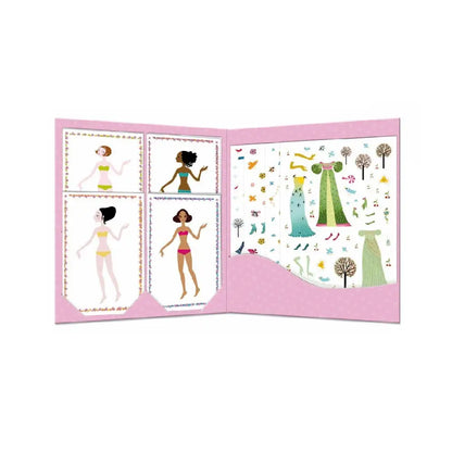 Stickers y Muñecas de Papel - Vestidos de 4 Estaciones