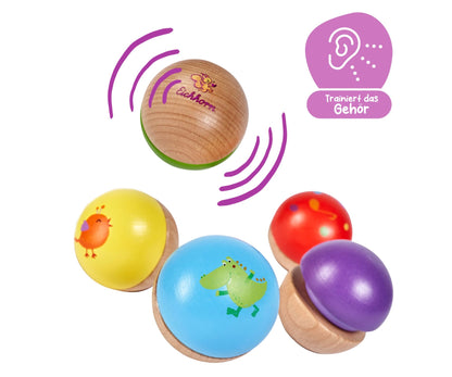 Bolas de Madera Sonido Musical 1+