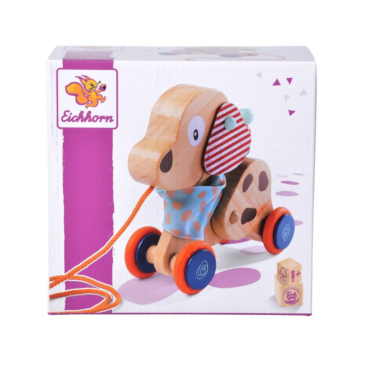 Perro de Arrastre de Madera 1+
