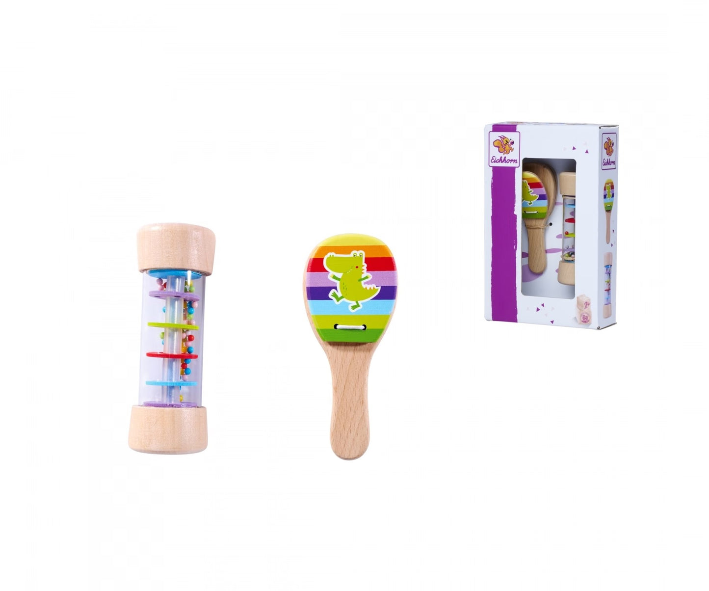 Set Musical Sonajero de Madera 1+