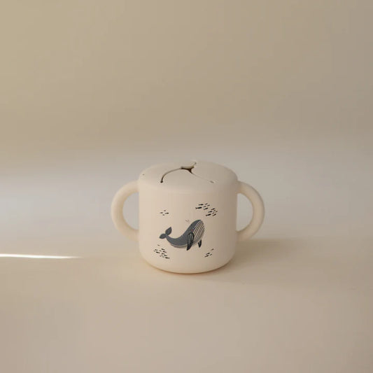 Mushie Snack Cup - Whales