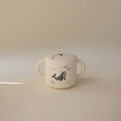 Mushie Snack Cup - Whales